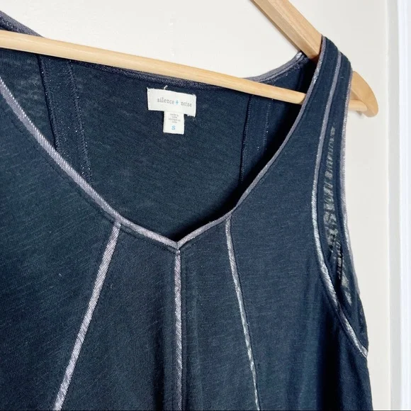 Urban Outfitters Silence + Noise Tank With Metallic Detailing - Picture 3 of 6
